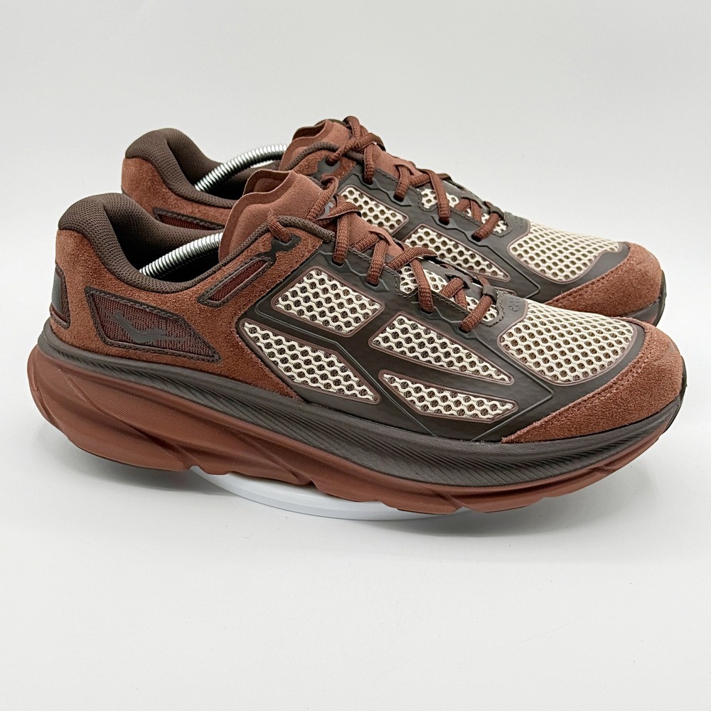 Hoka Clifton One9 Mineral Brown / Size 12 Mens / 1173333-MCS, New no box